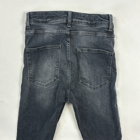 Zara Woman Power Sstretch High Rise Skinny Leg Distressed Designer Jeans - Picture 11 of 15